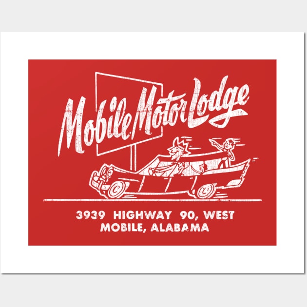 Mobile Motor Lodge, Alabama Wall Art by CODA Shop